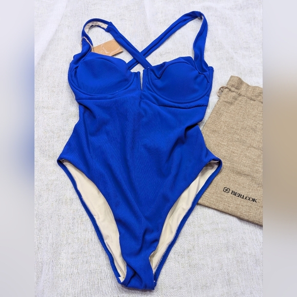 BNWT / Berlook / Large / Blue One Piece - Picture 1 of 2